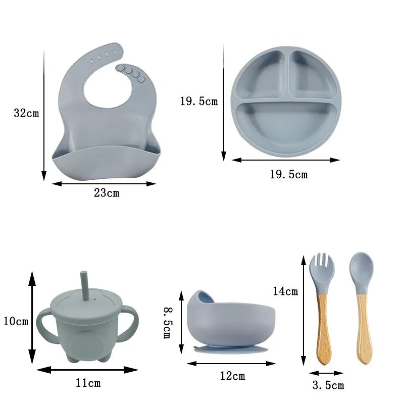 Ensemble de vaisselle en Silicone