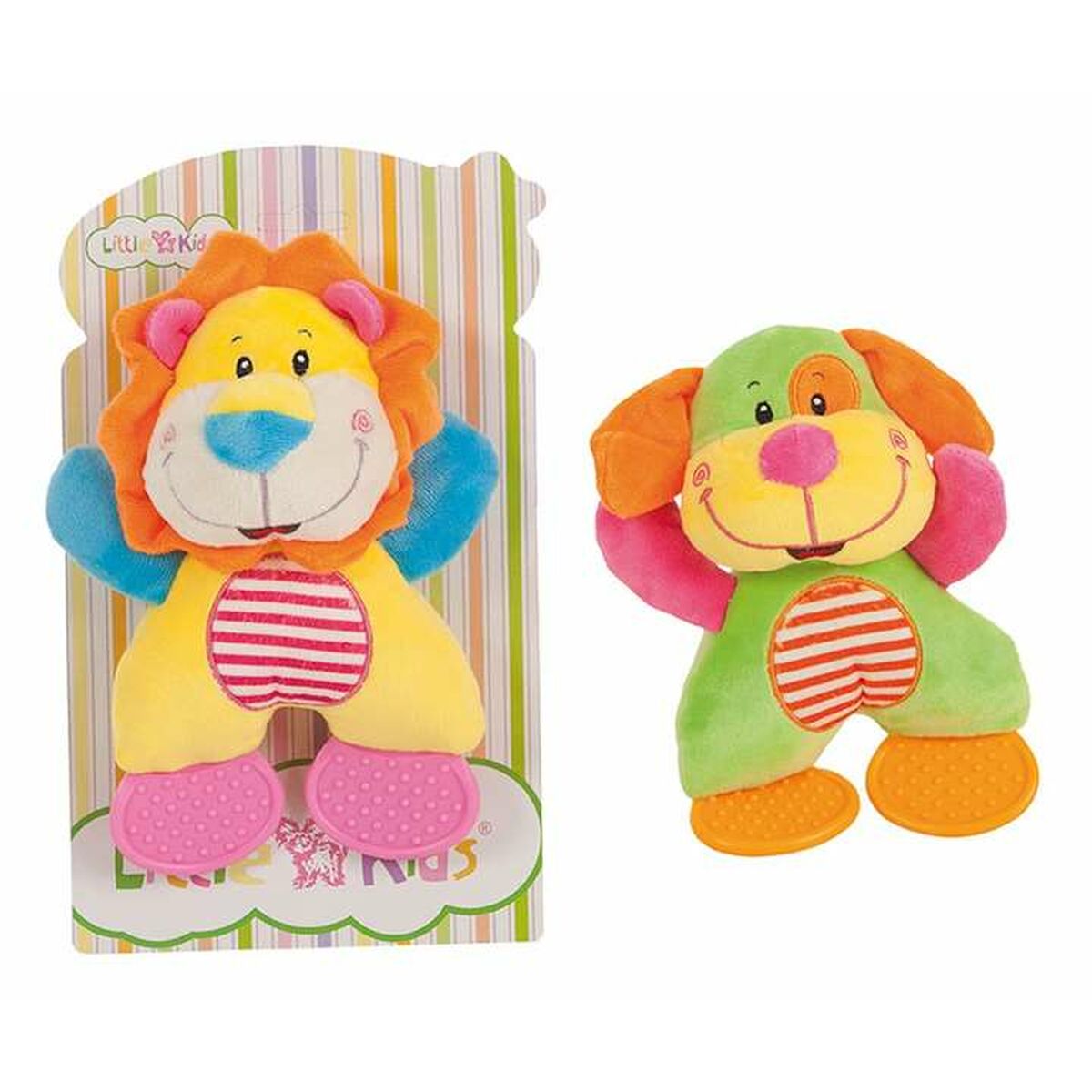 Anneau de dentition pour bébé Jouet Peluche 20 cm animaux - Babycute