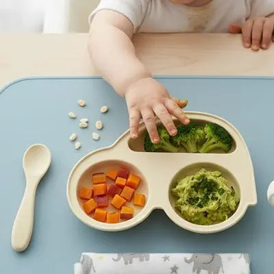Assiette bébé ventouse | Anti - renversement - Babycute