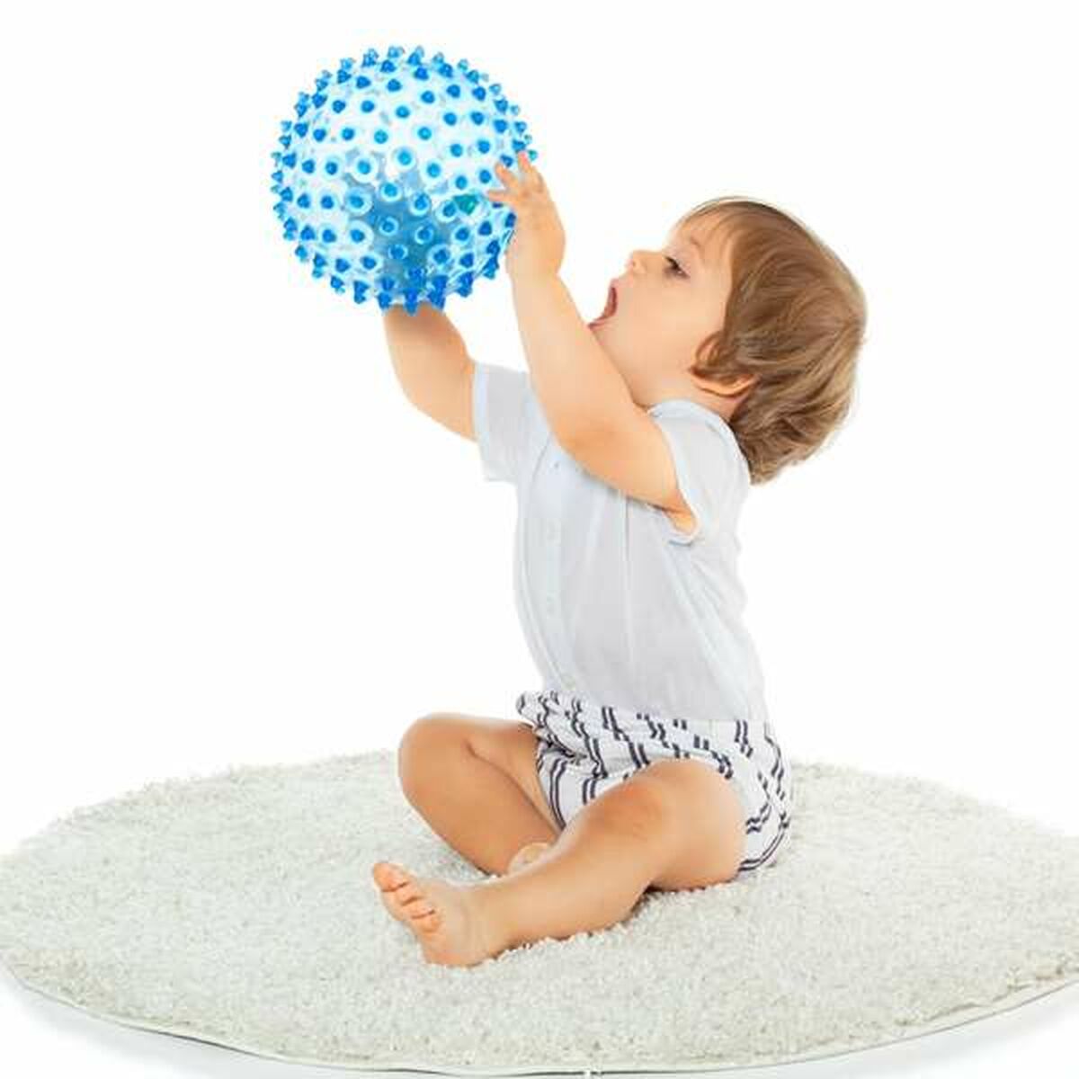 Balle sensorielle Moltó 20 cm Bleu - Babycute