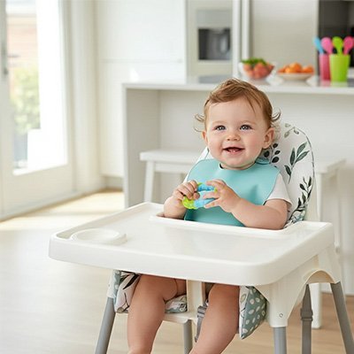Coussin chaise haute | Ultra - doux - Babycute