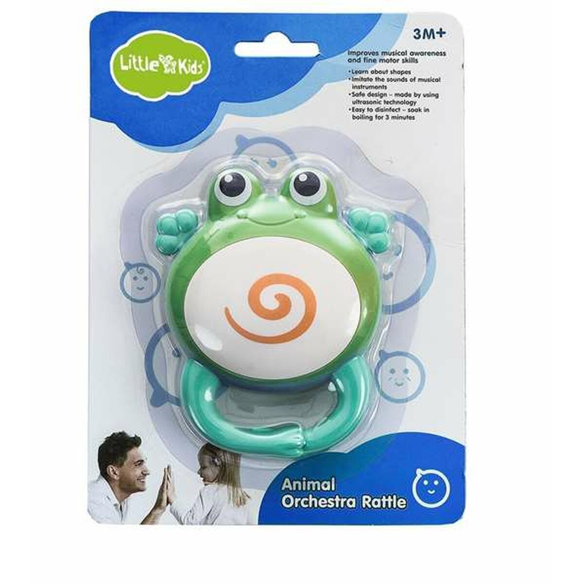 Hochet Grenouille 11 x 9 x 3 cm - Bébé, Jouets pour la petite enfance premium pour bébé