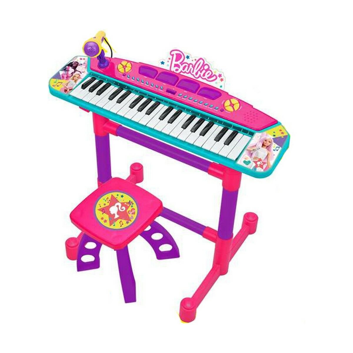 Piano Électronique Barbie Banquette - Babycute