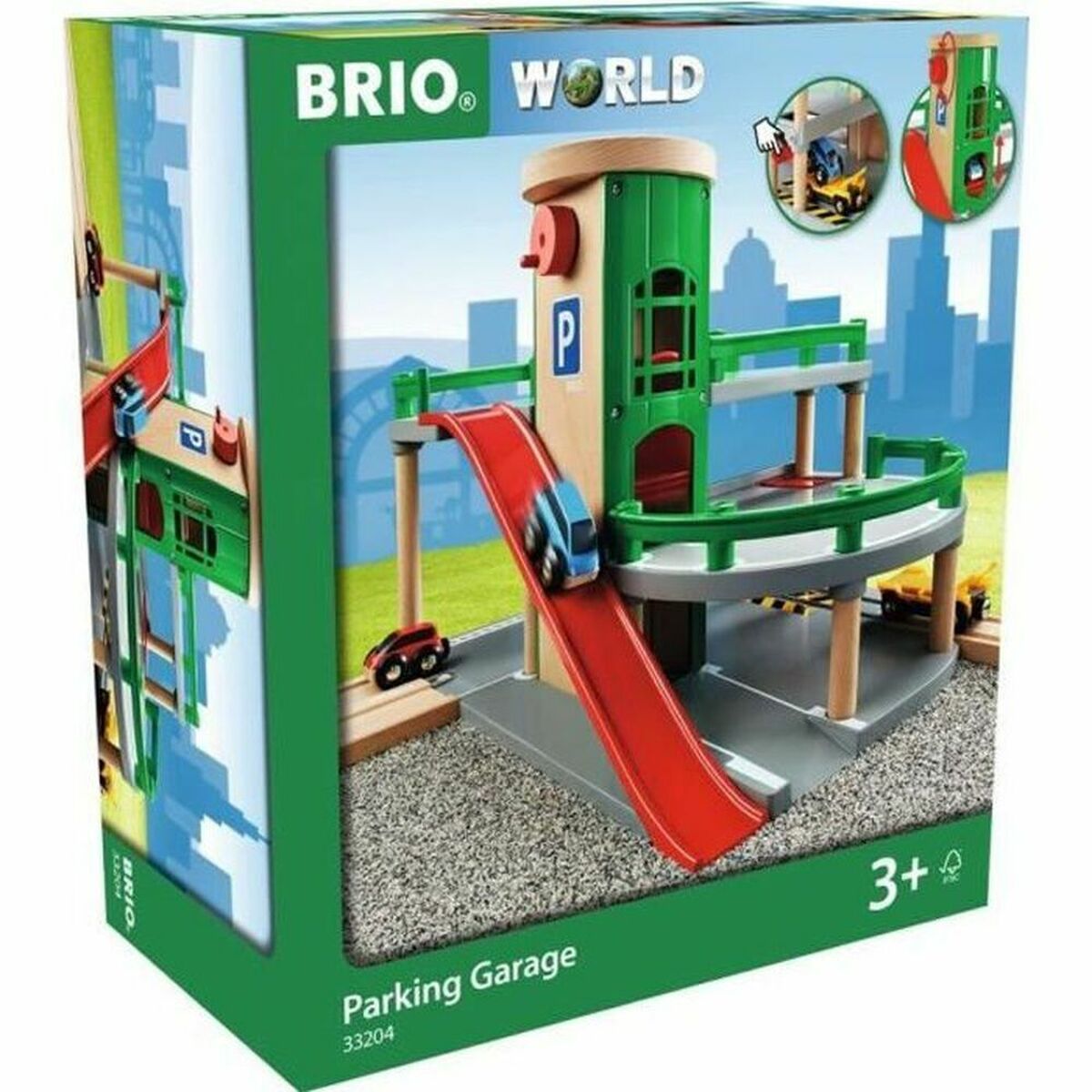 Set de construction Brio Garage Rail Multicouleur - Babycute