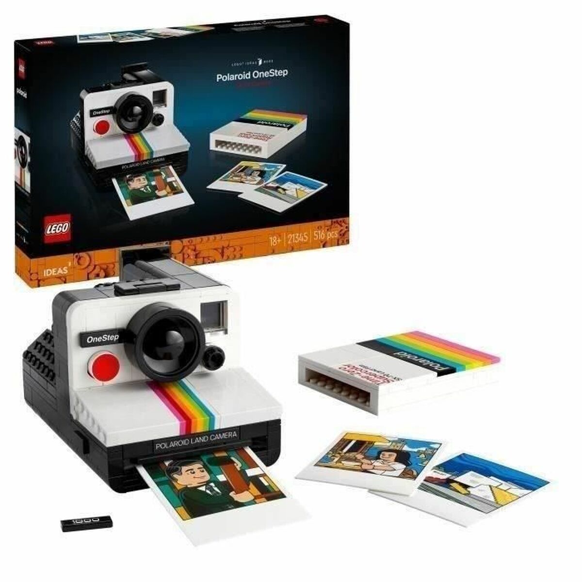 Set de construction Lego 21345 Ideas Polaroid OneStep SX - 70 Camera - Babycute