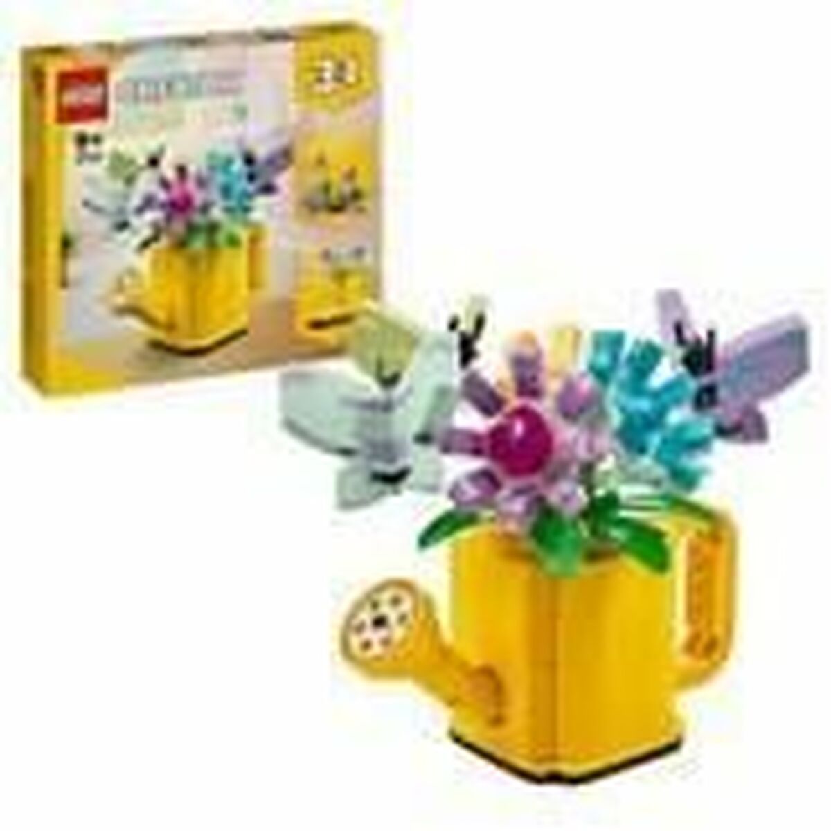 Set de construction Lego 31149 Creator 3in1 Flowers in the Watering Can Multicouleur - Jouets et jeux premium pour bébé