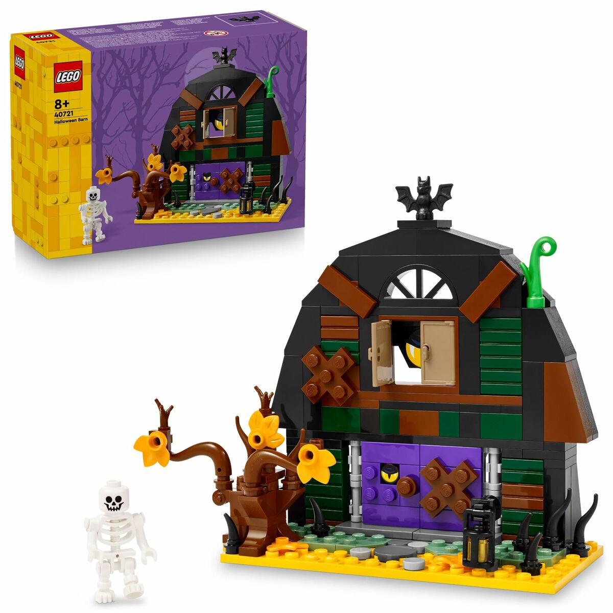 Set de construction Lego 40721 Halloween Barn 205 Pièces - Babycute
