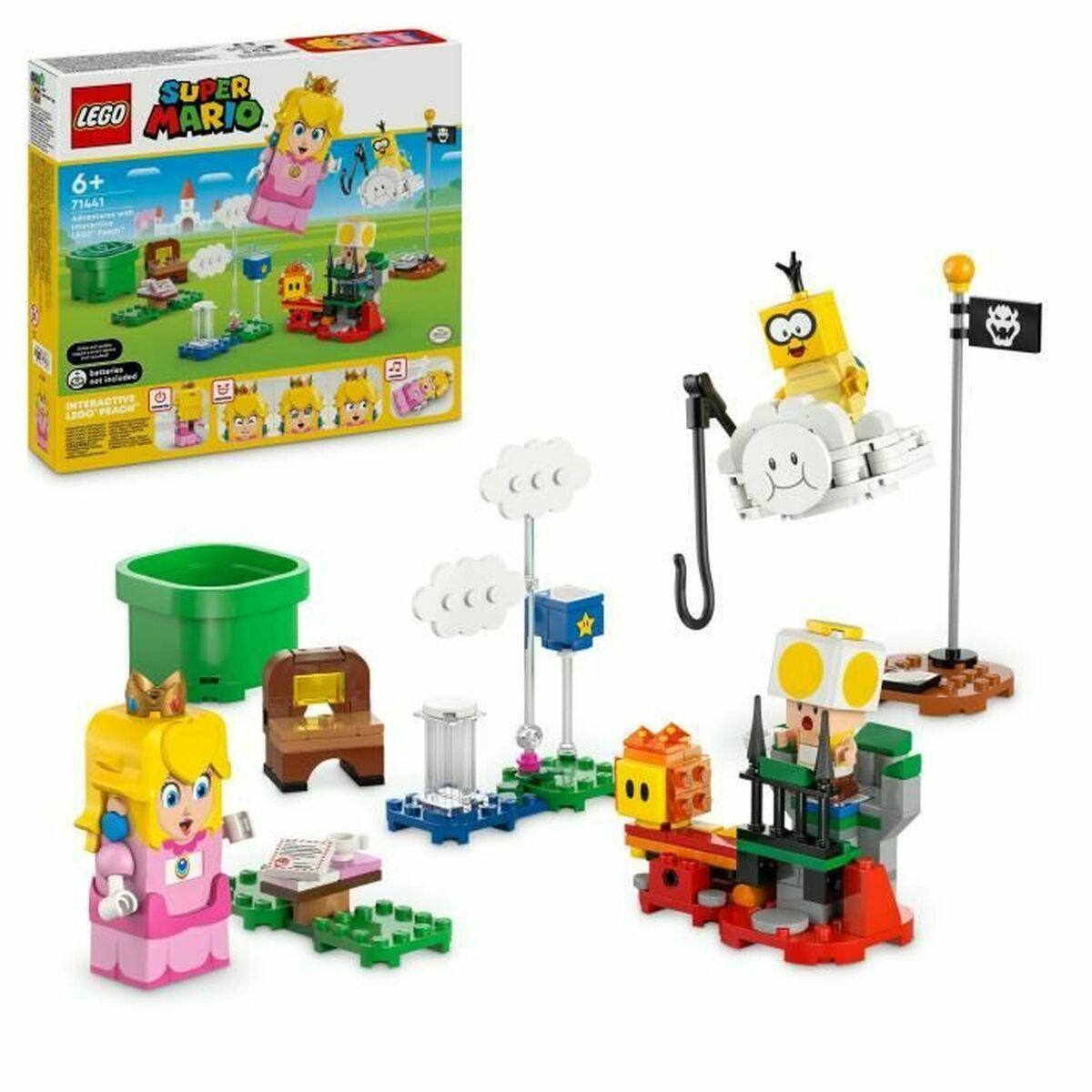 Set de construction Lego 71441 LEGO Peach's Adventures Interactive Princess Toy Multicouleur - Jouets et jeux premium pour bébé
