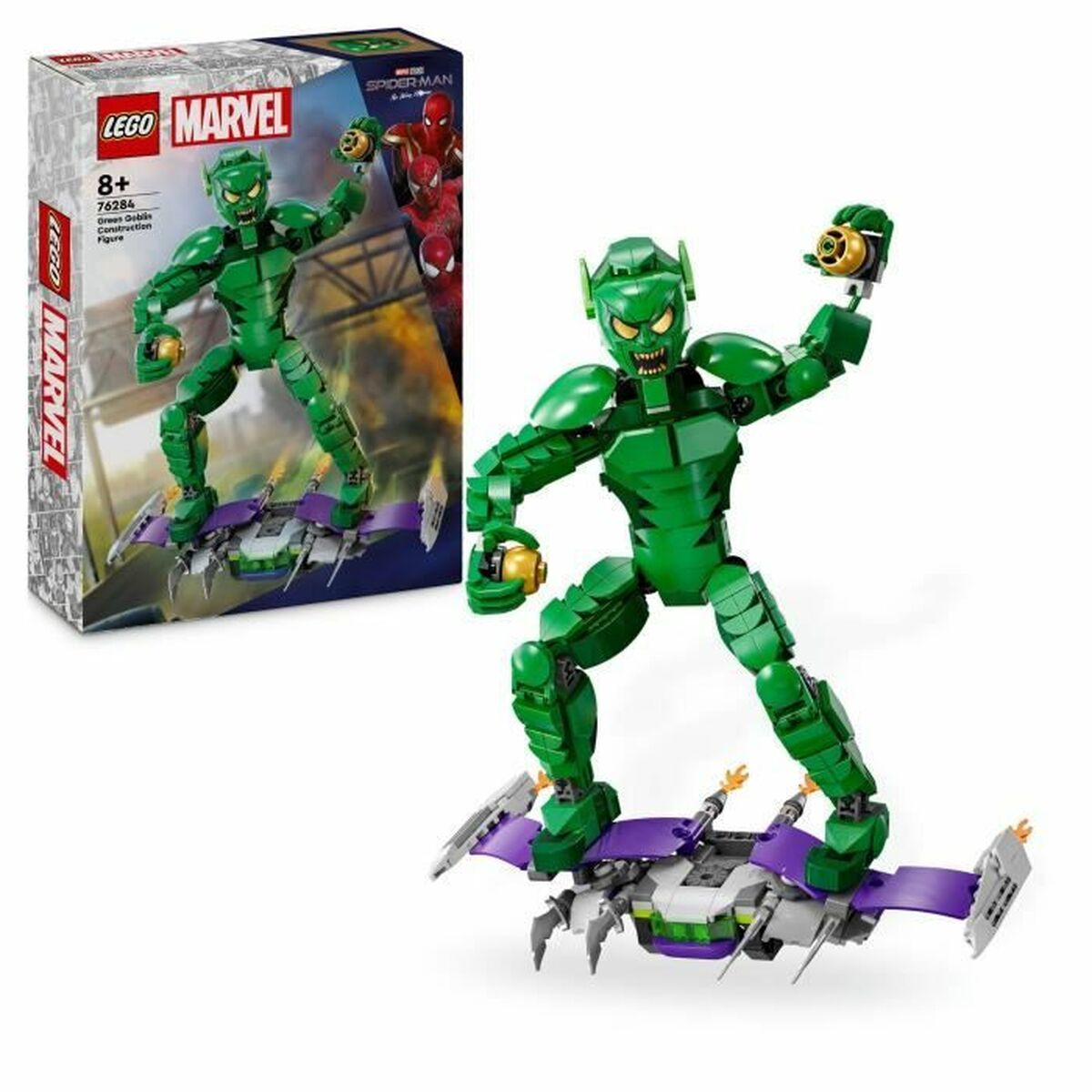 Set de construction Lego 76284 Green Goblin Multicouleur 471 Pièces - Jouets et jeux premium pour bébé