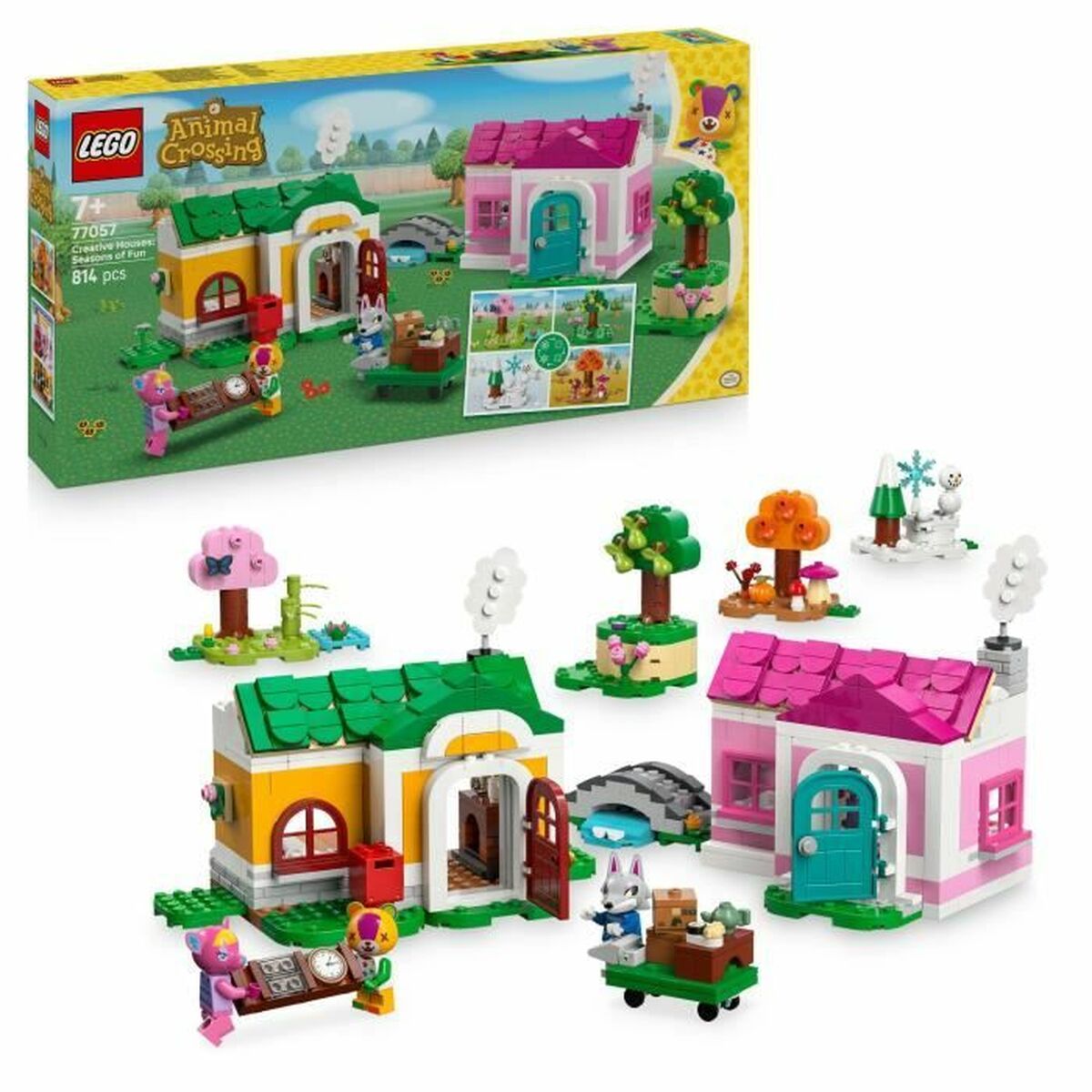 Set de construction Lego 77057 Animal Crossing Seasons 814 Pièces - Babycute