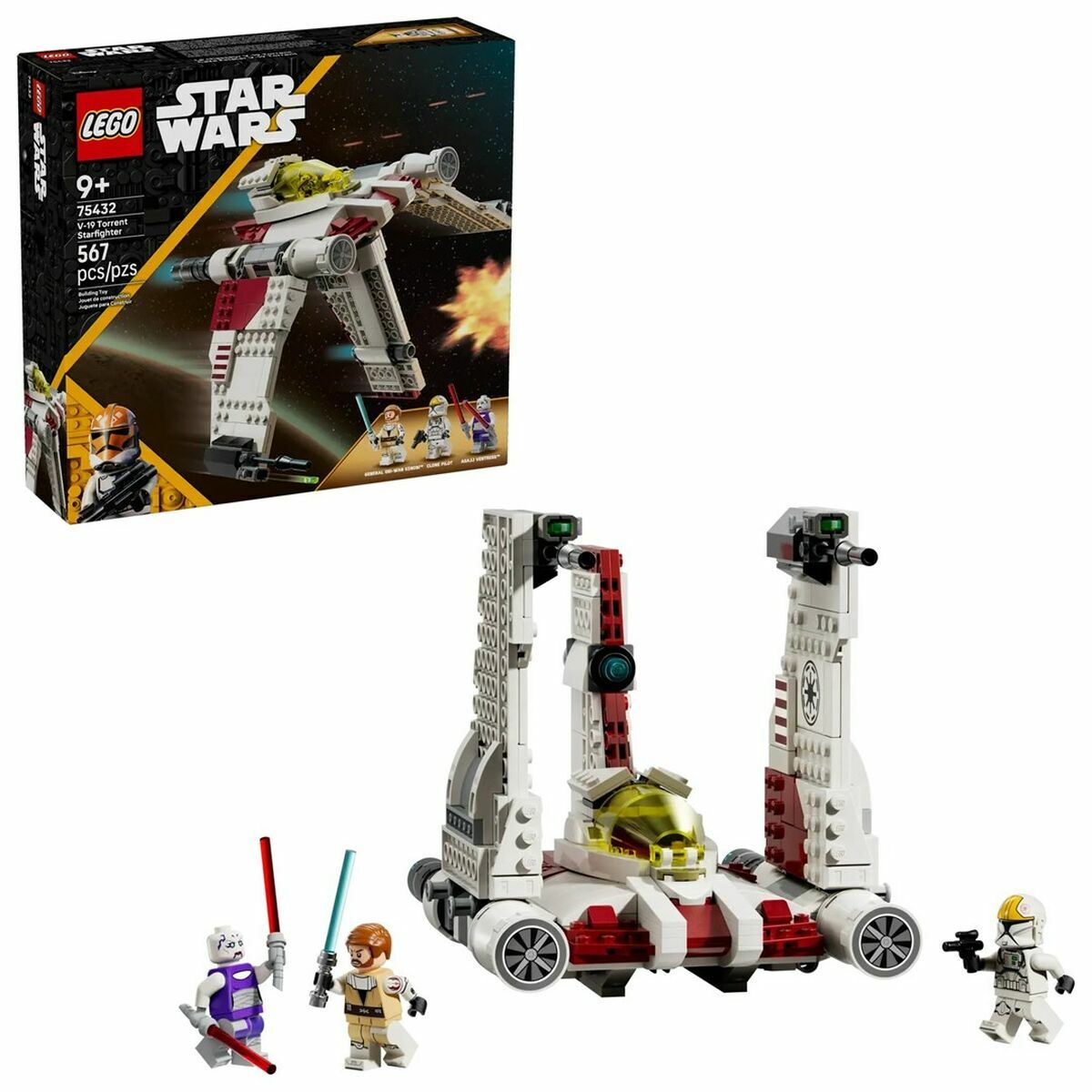 Set de construction Lego STAR WARS 75432 V - 19 Torrent Starfighter - Babycute