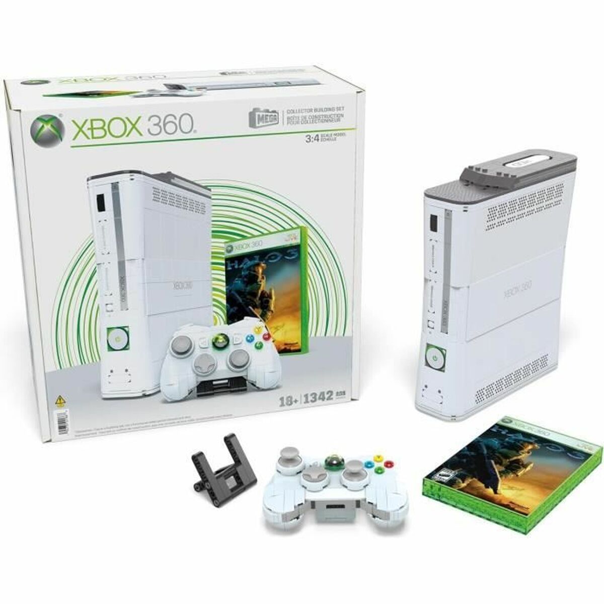 Set de construction MEGA BRANDS Xbox 360 1342 Pièces - Babycute