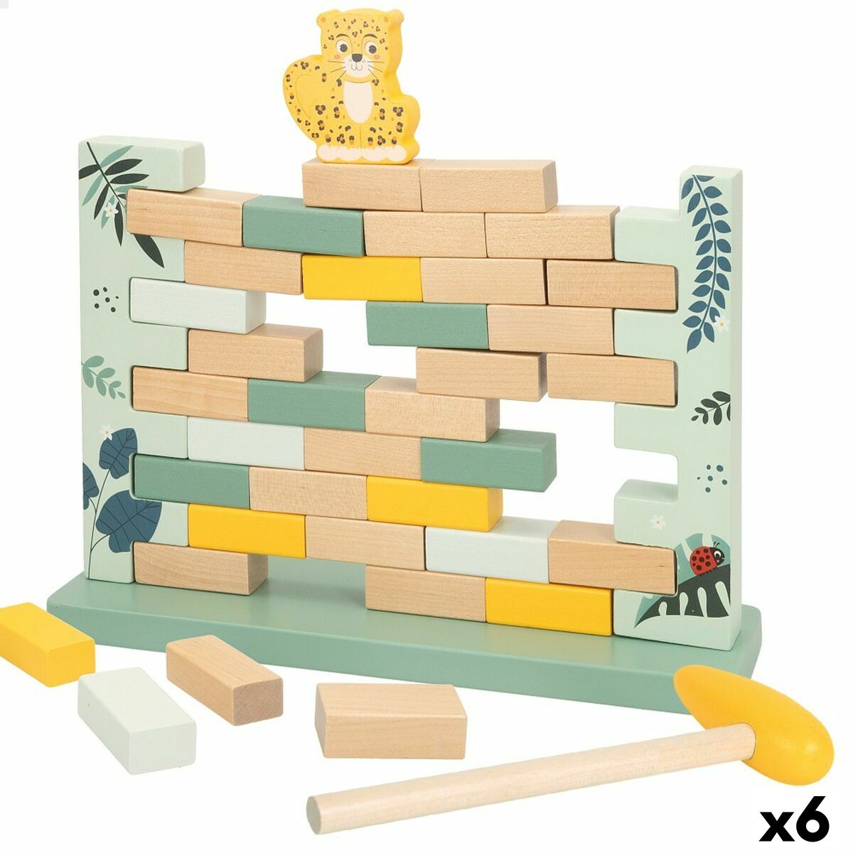 Set de construction Woomax animaux 44 Pièces (6 Unités) - Jouets et jeux premium pour bébé