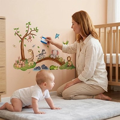 Stickers muraux | Déco Sans Trace - Babycute