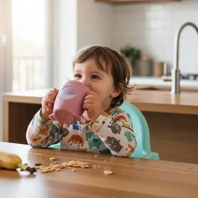 Verre bebe | Anti - fuites ergonomique - Babycute