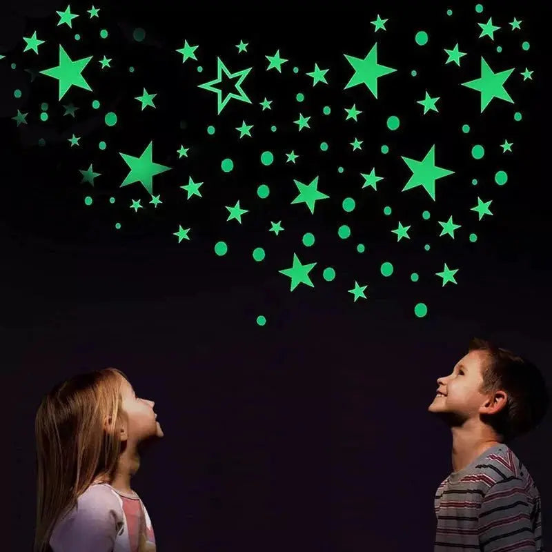 Autocollants lumineux 3D/décoration chambre enfant - Babycute