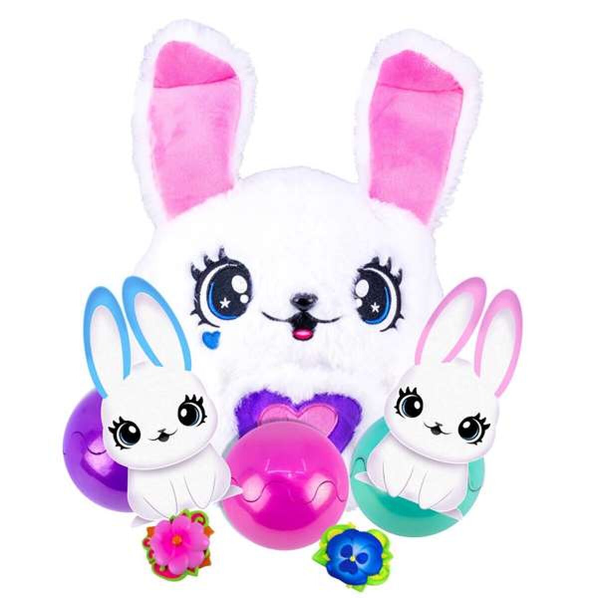 Animal de Compagnie Interactif Bizak - Lapin en Peluche Douce avec Accessoires - Babycute