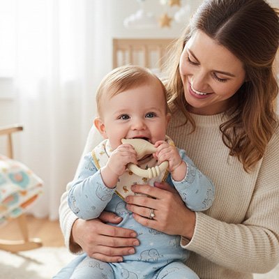 Anneau de dentition | Naturel apaisant - Babycute