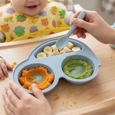 Assiette bébé ventouse | Anti - renversement - Babycute