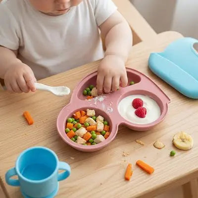 Assiette bébé ventouse | Anti - renversement - Babycute