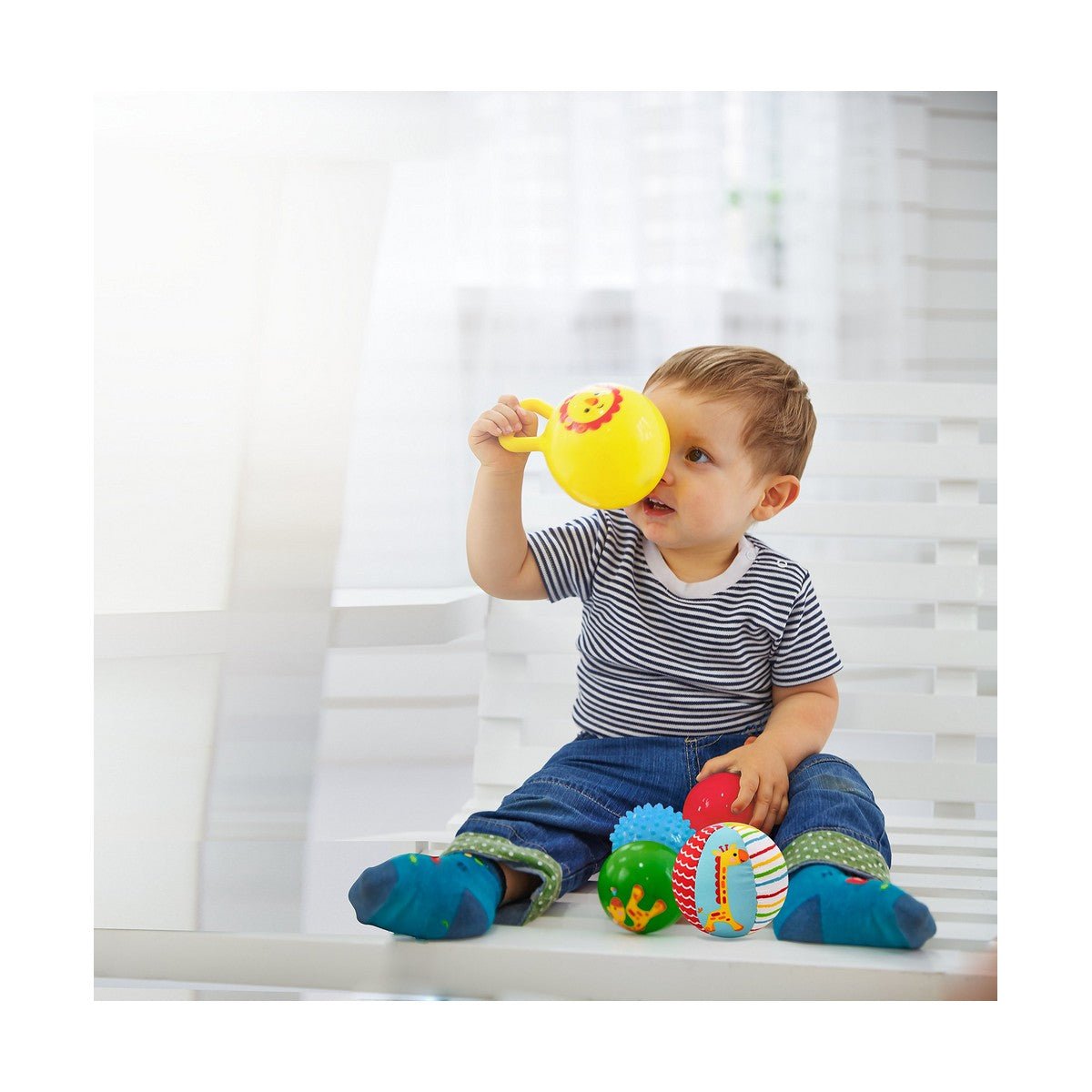 Balles Fisher - Price animaux - Babycute