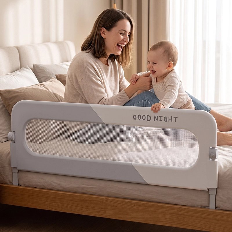 Barrière de lit anti-chute | Sécurité Optimale - Babycute