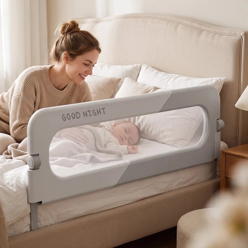 Barrière de lit anti-chute | Sécurité Optimale - Babycute