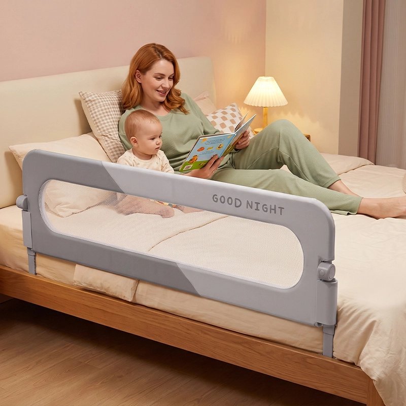 Barrière de lit anti-chute | Sécurité Optimale - Babycute