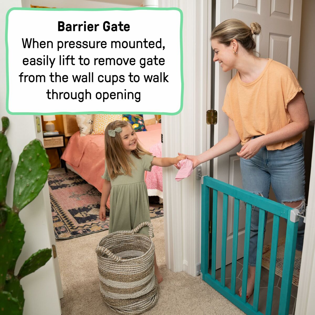 Barrière de sécurité Ingenuity Marron 76 - 91 cm - Babycute