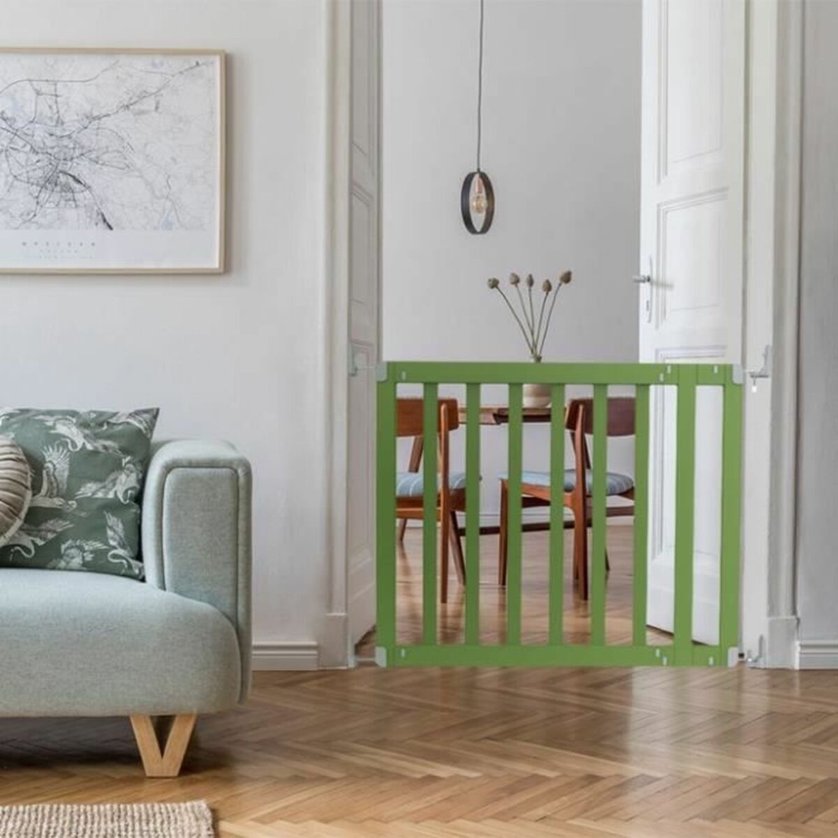 Barrière de sécurité Ingenuity Marron 76 - 91 cm - Babycute