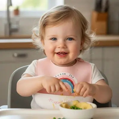 Bavoir silicone | Pratique & lavable - Babycute