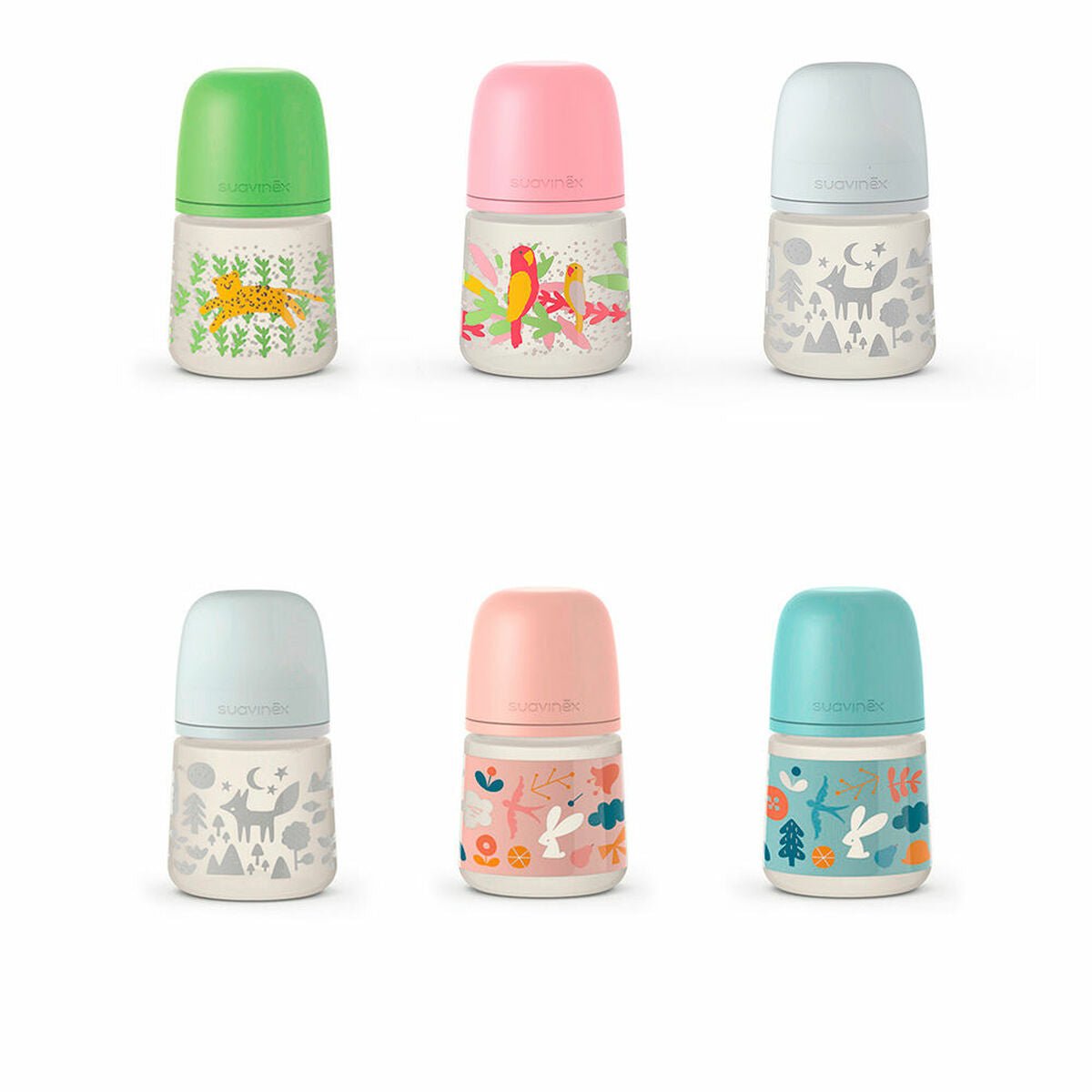 Biberon Suavinex Prints S 150 ml - Babycute