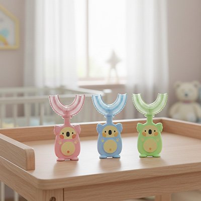 Brosse à dent bébé | Douce & Ergonomique - Babycute