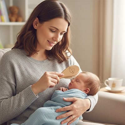 Brosse cheveux pour bebe | Ultra - Douce - Babycute