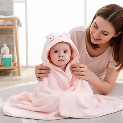 Cape de bain bébé | Ultra Douce - Babycute