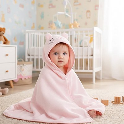 Cape de bain bébé | Ultra Douce - Babycute
