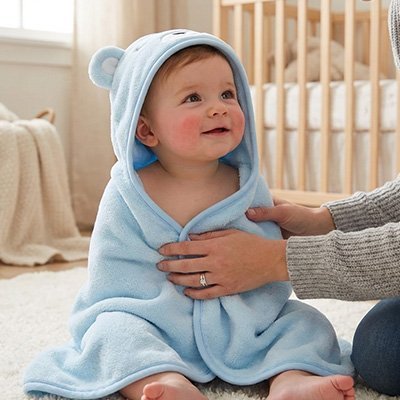 Cape de bain bébé | Ultra Douce - Babycute