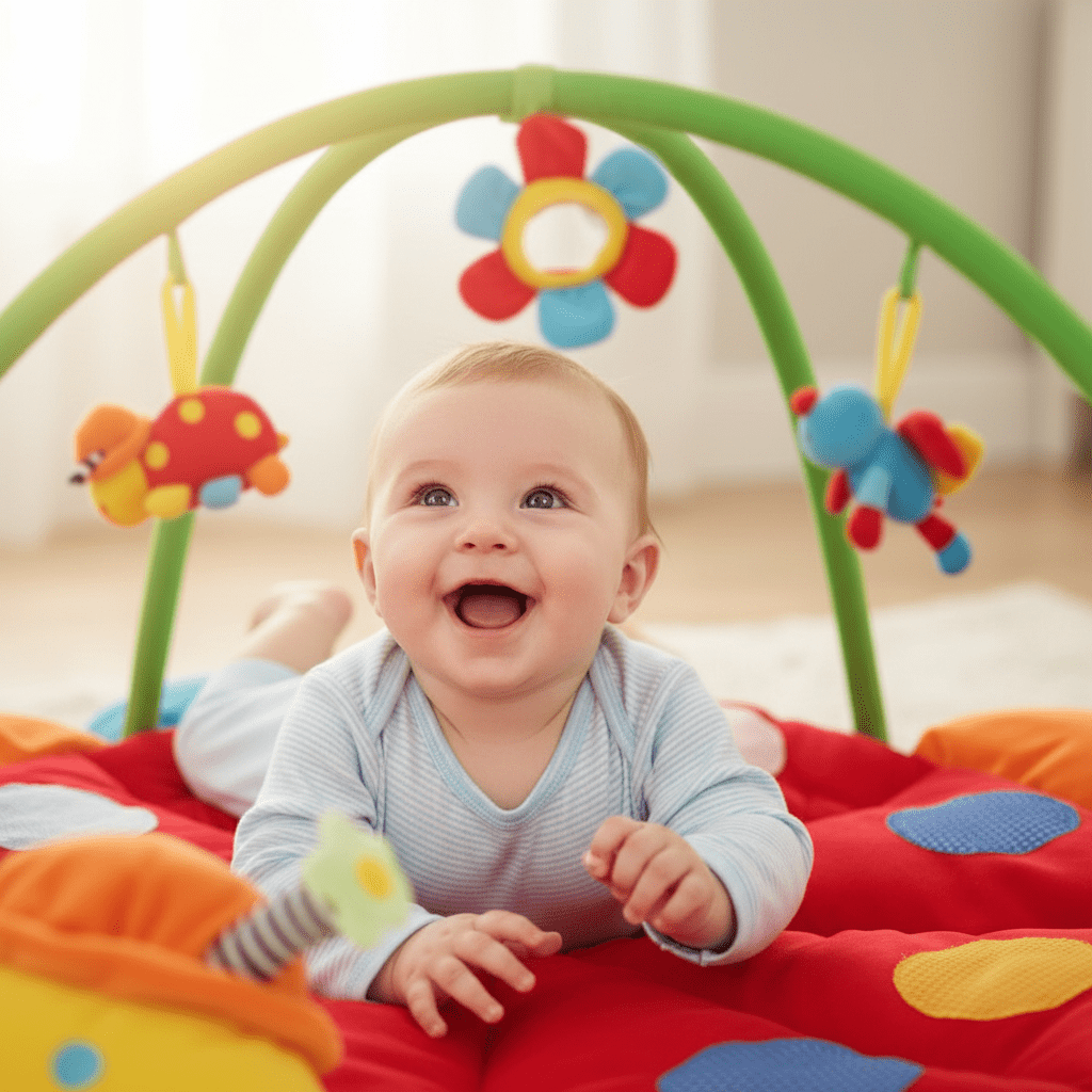 Centre d'activités Couverture Coccinelle 90 cm - Babycute