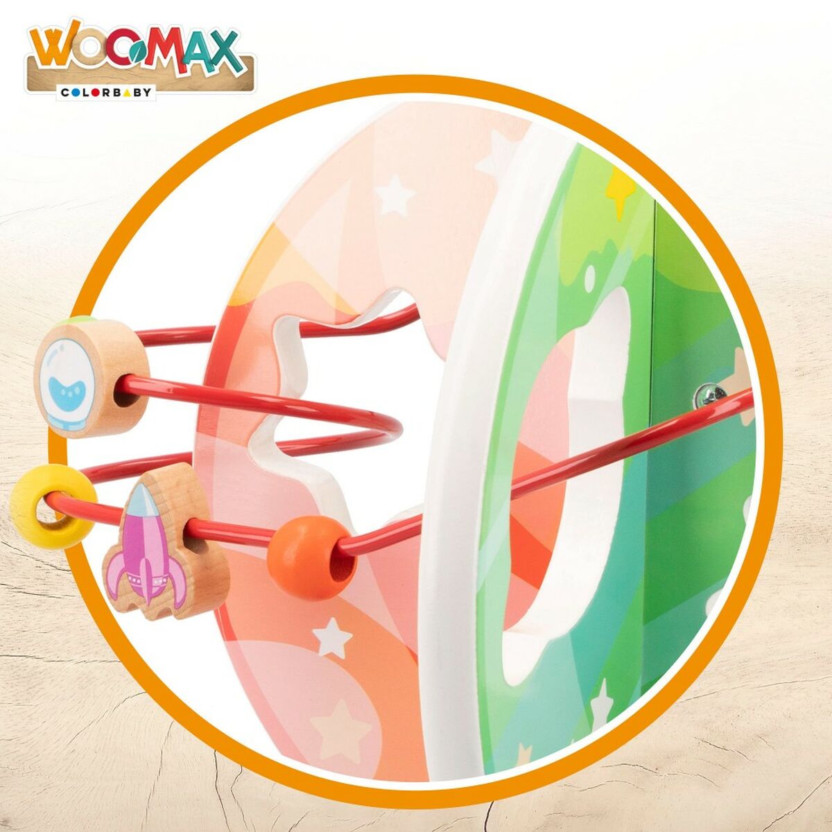 Centre d'activités Woomax 2 Unités 25,5 x 20,5 x 20 cm - Babycute