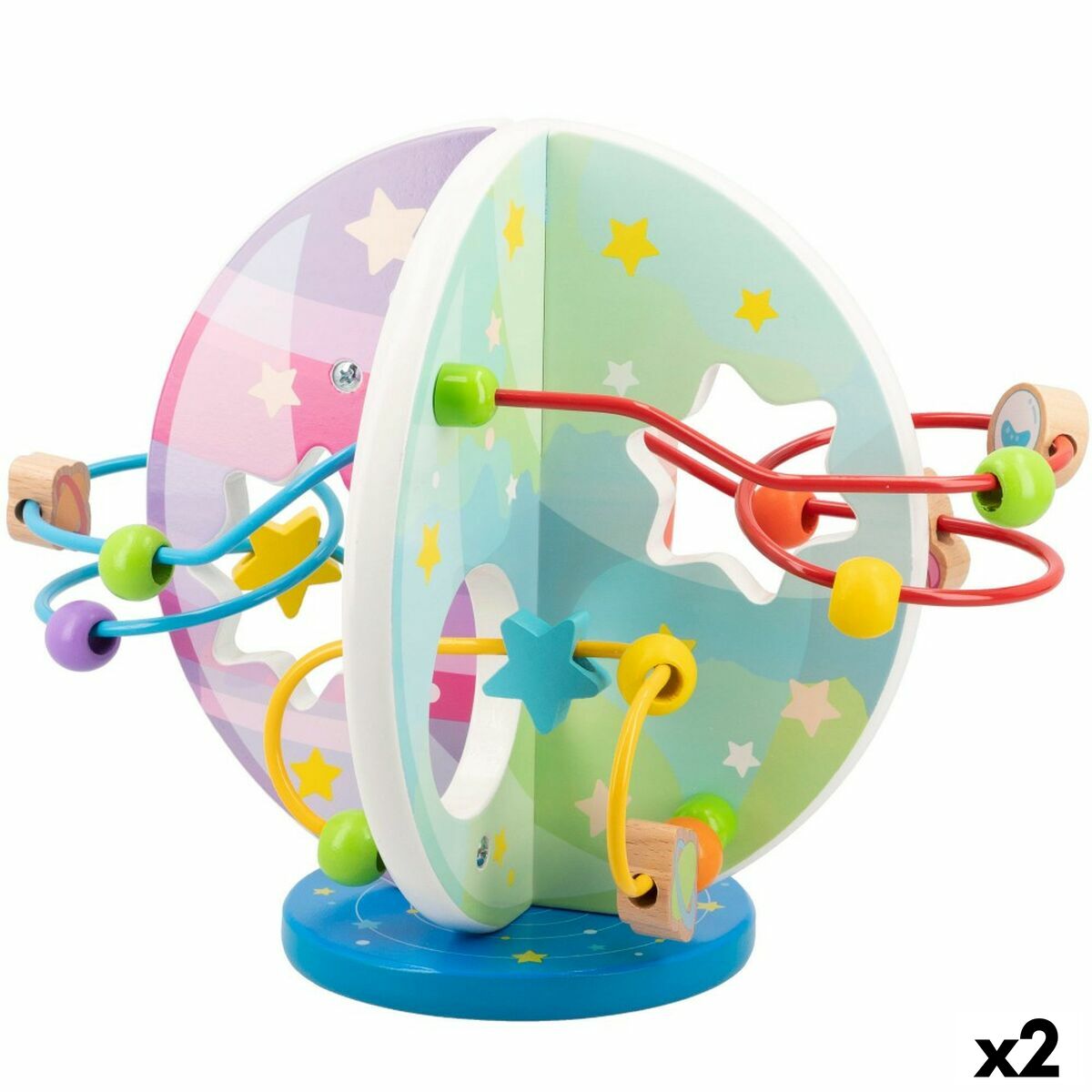 Centre d'activités Woomax 2 Unités 25,5 x 20,5 x 20 cm - Babycute