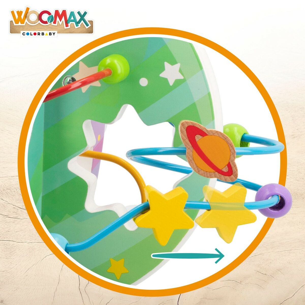Centre d'activités Woomax 2 Unités 25,5 x 20,5 x 20 cm - Babycute