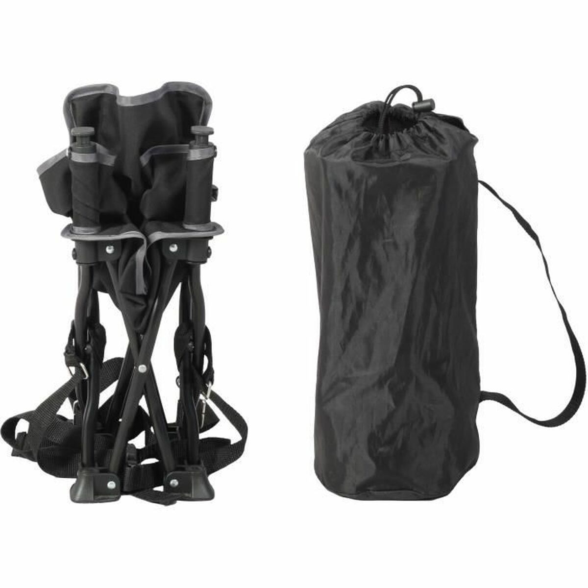 Chaise haute Bambisol Noir Polyester - Babycute