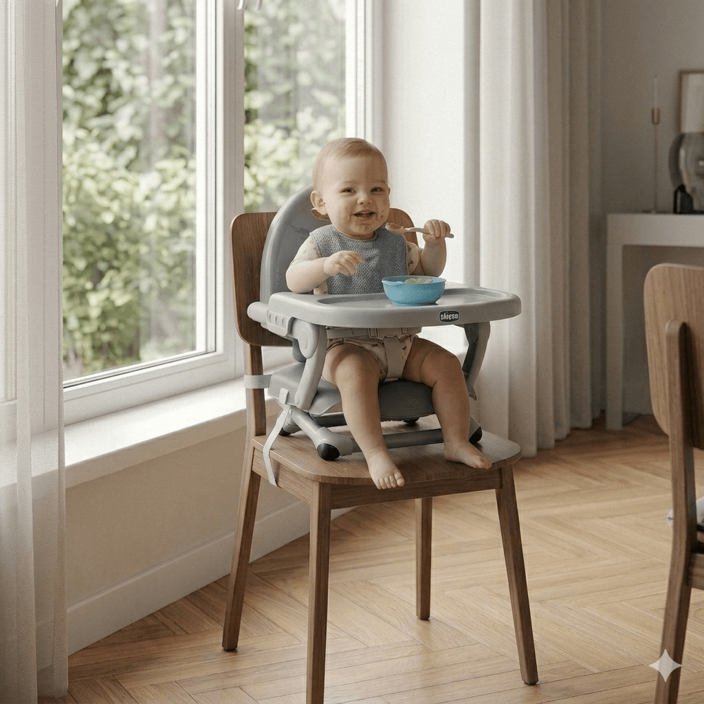 Chaise haute Chicco 5079340400000 Gris Plastique - Babycute