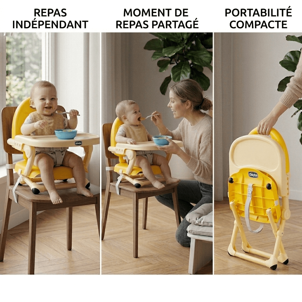 Chaise haute Chicco Saffron - Babycute