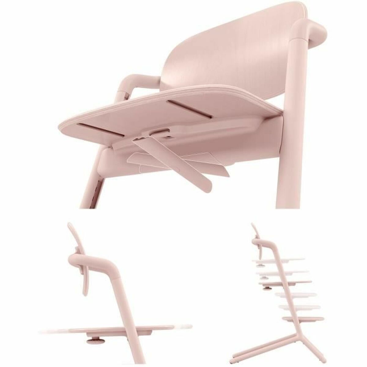 Chaise haute Cybex LEMO Rose - Babycute