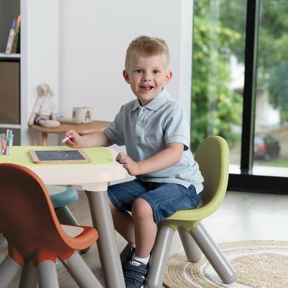 Chaise Smoby Life Kid Bleu Plastique - Babycute