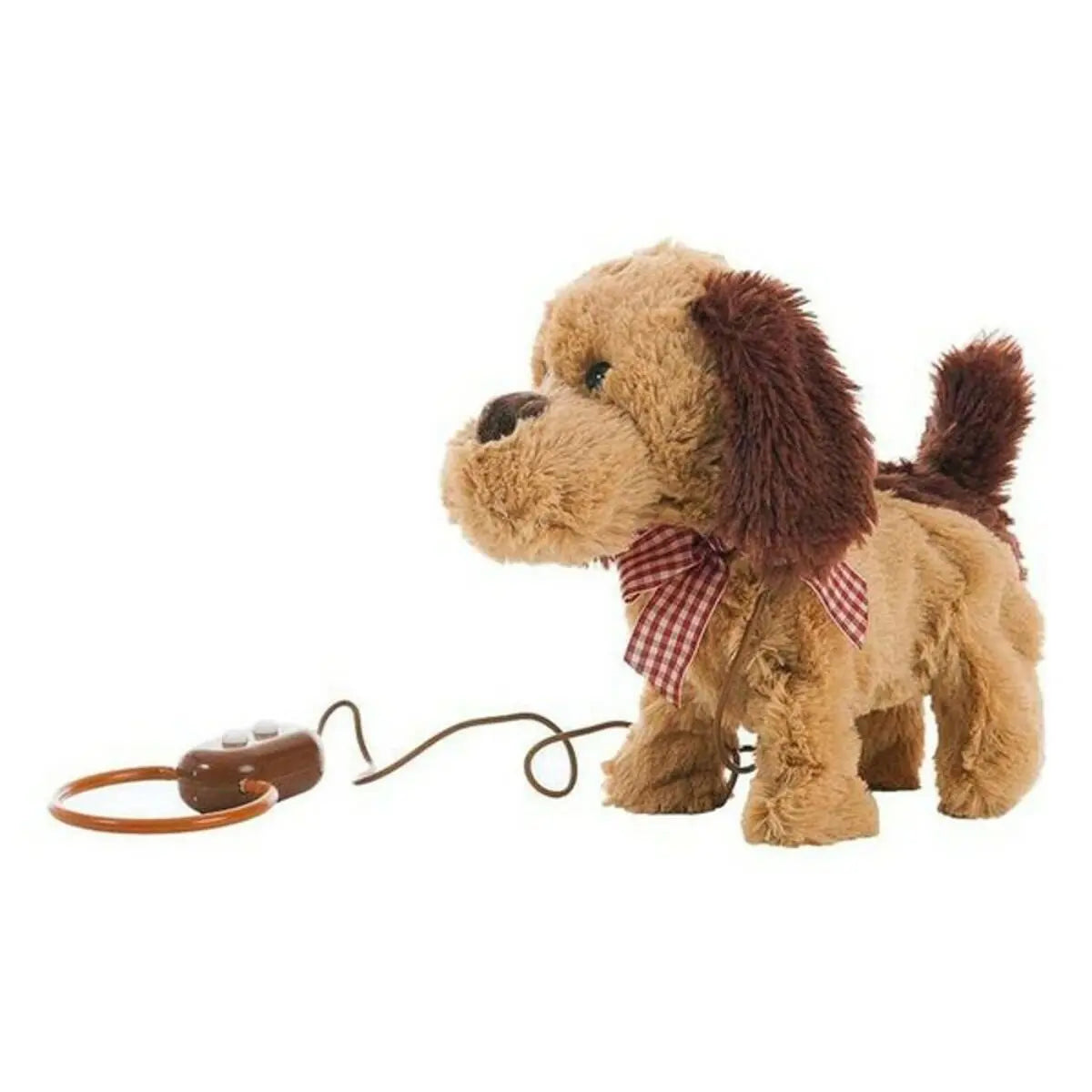 Chien en peluche Marron 22 cm - Jouets et jeux, Peluches premium pour bébé