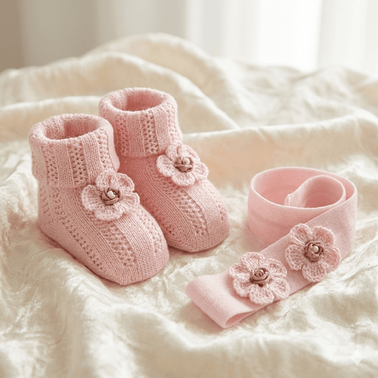 Coffret Bébé Arias Rose 2 Pièces - Babycute