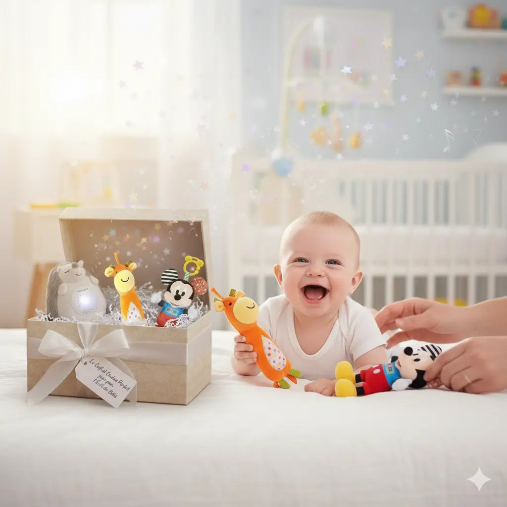 Coffret Cadeau Naissance Nuit Douce & Éveil - Babycute
