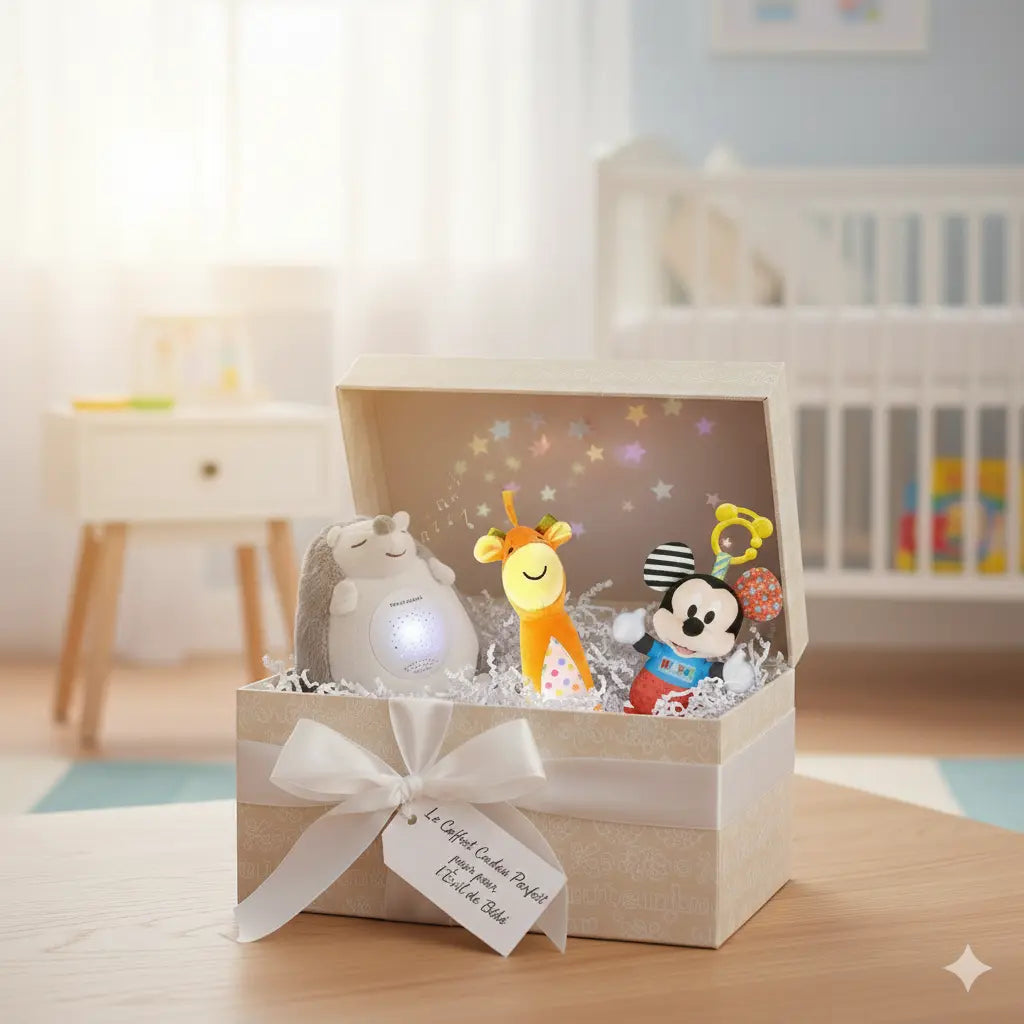 Coffret Cadeau Naissance Nuit Douce & Éveil - Babycute